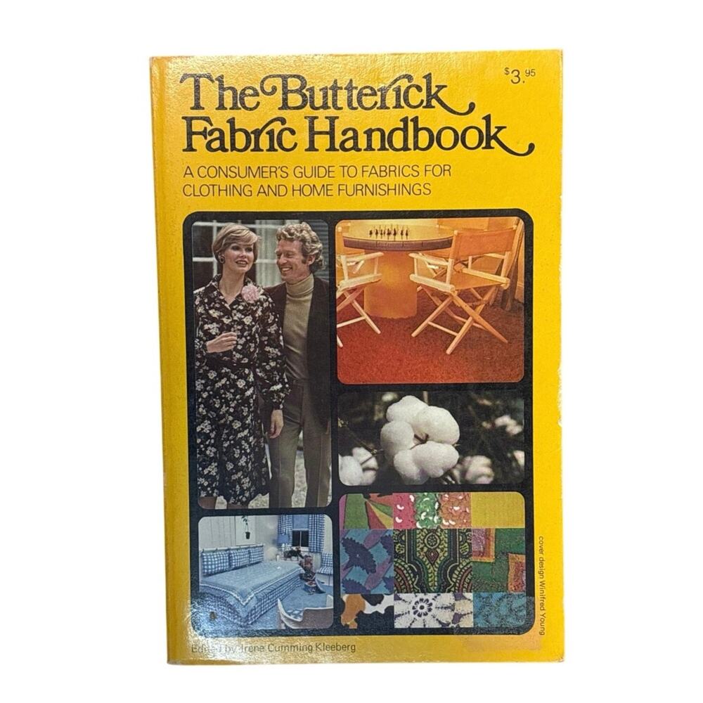 The Butterick Fabric Handbook 1978 7th Printing Vintage Sewing Reference Book